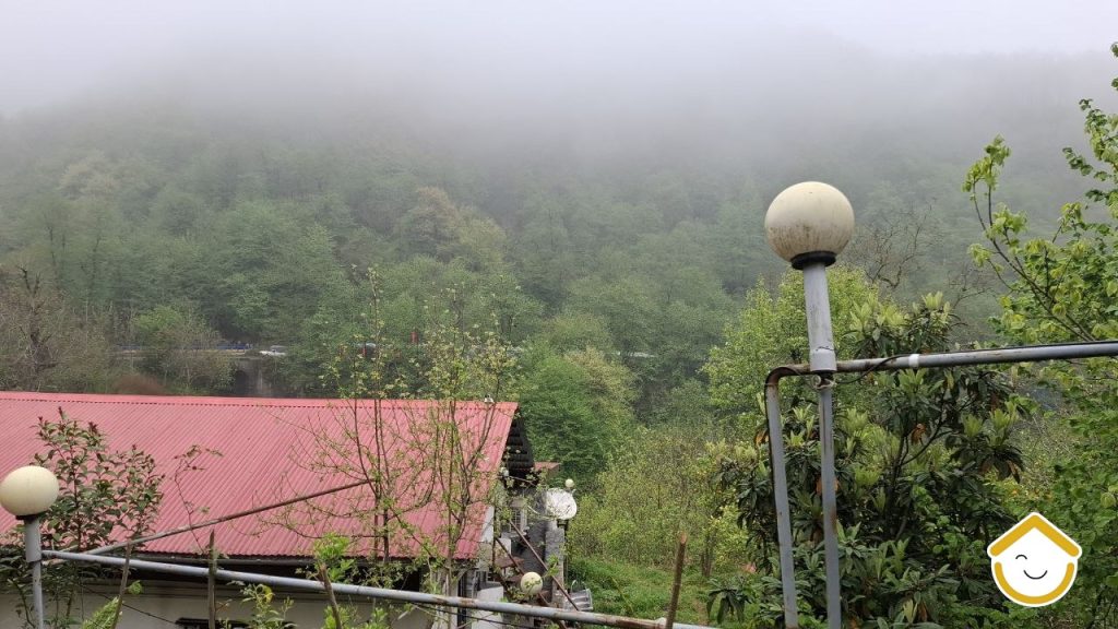 کلبه جنگلی باغ صفارود جاده جواهرده
