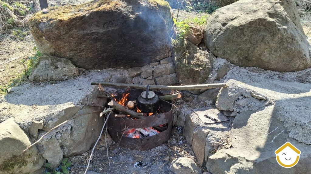 کلبه جنگلی باغ صفارود جاده جواهرده