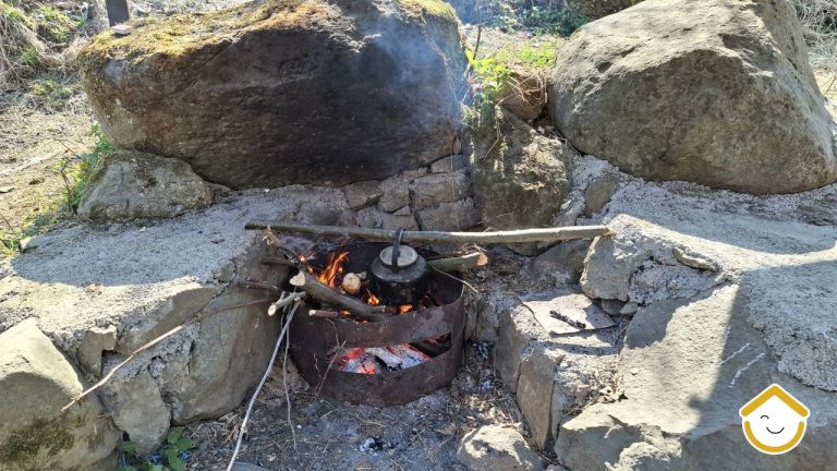 کلبه جنگلی باغ صفارود جاده جواهرده